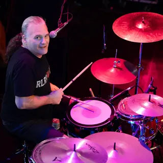 Darin, drummer with Mobile Dueling Pianos